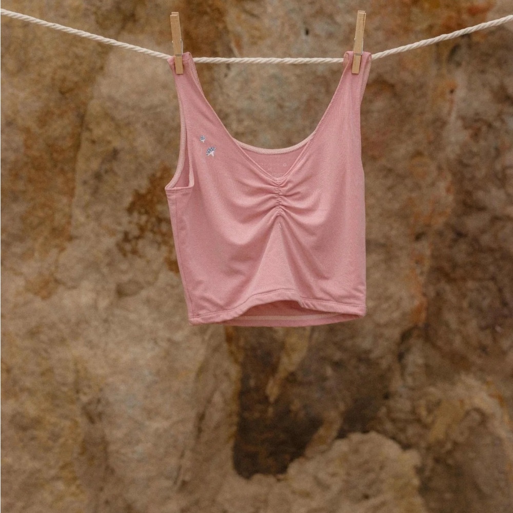 Rose Mushy Gather Top: BRAND NEW